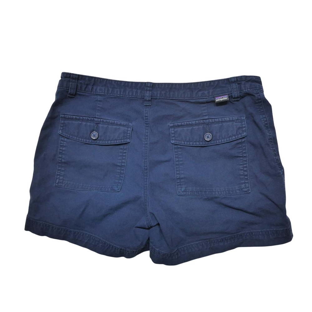 Patagonia Shorts Womens 6 Blue‎ Organic Cotton Twill Chino 4 Inch Stretch Summer